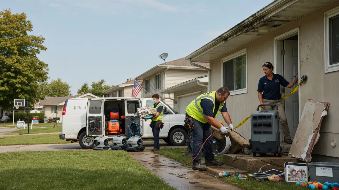 Water Damage Restoration in Denmark, IA near me
